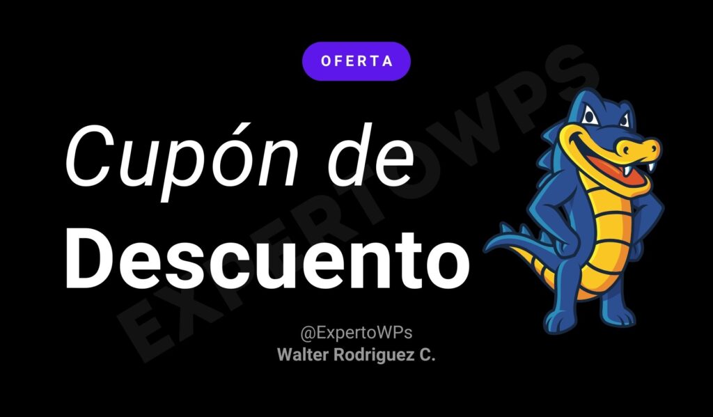 Cupón de descuento para HostGator